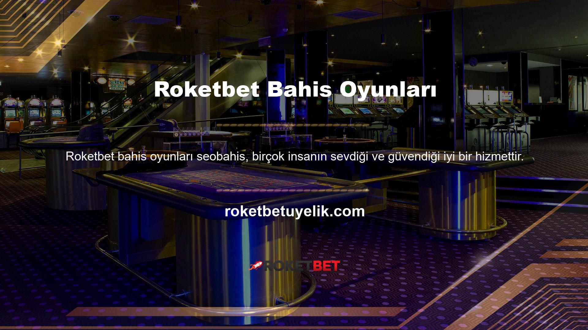 Roketbet harcayacak çok parası var, ancak bahse girmeyi seven insanlar için çok yoğun ve mutlu bir yer